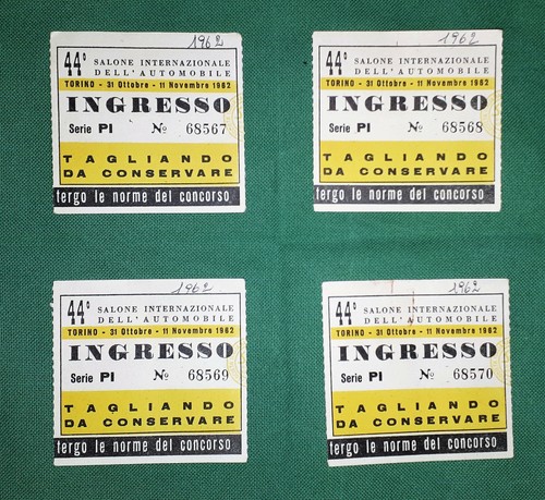 Biglietto ingresso salone - ingresso, 44