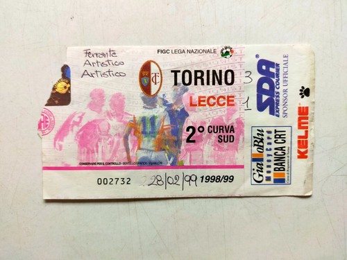 Biglietto calcio stadio - calcio, torino