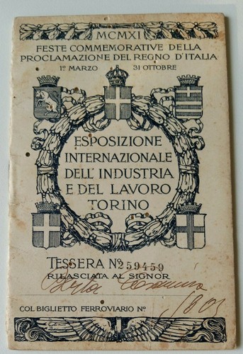 Tessera torino esposizione - tessera,