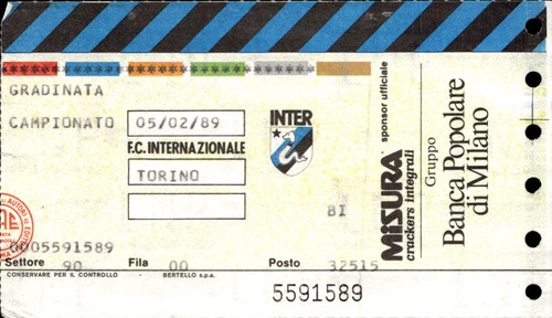 Biglietto stadio c - stadio, f.c