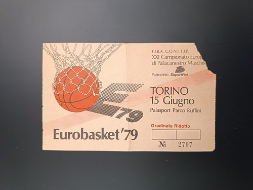 Biglietto eurobasket 1979 - eurobasket,
