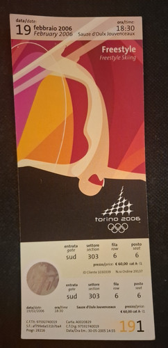Biglietto ticket olimpiadi - biglietto,