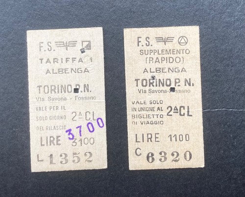 Biglietti ticket treno - 2,