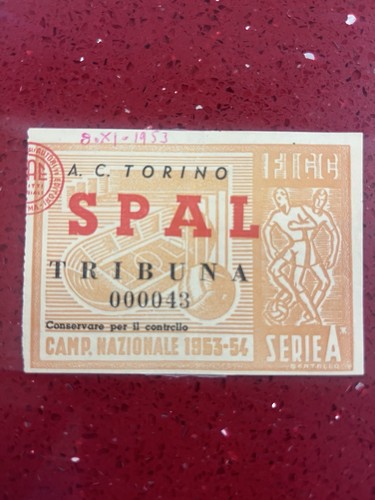 Torino spal biglietto - torino-spal, biglietto/ticket
