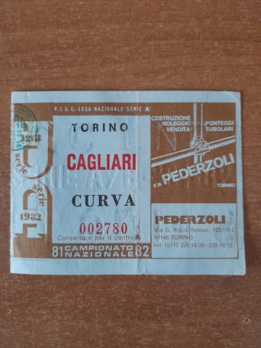 Biglietto ticket calcio - ticket,