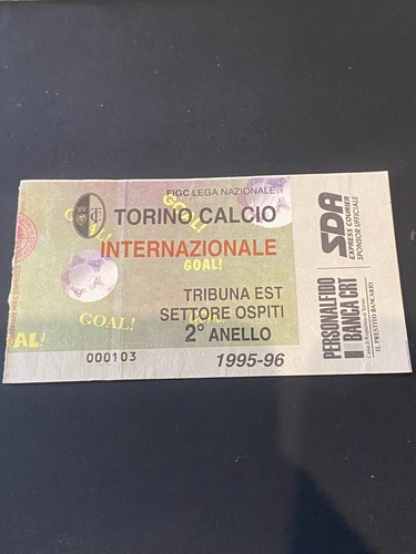 Torino inter biglietto ticket - torino-inter, biglietto/ticket