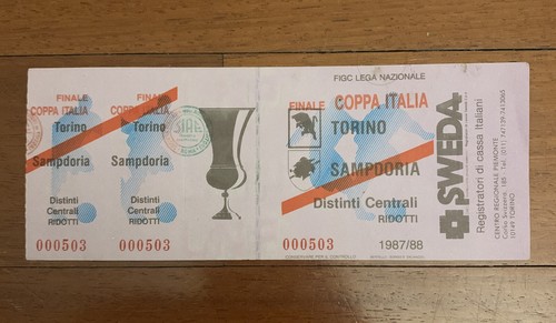 Biglietto finale coppa - finale,