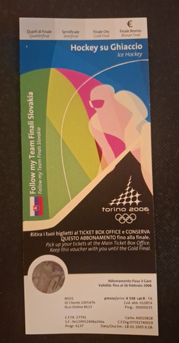 Biglietto ticket olimpiadi - ticket,