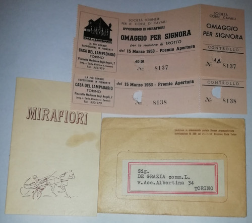 Ippica ippodromo mirafiori - ippodromo, di