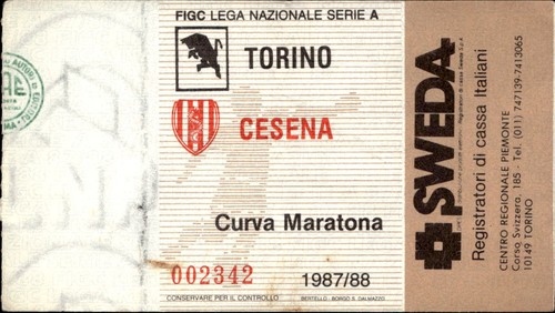 Biglietto ticket stadio - stadio, torino