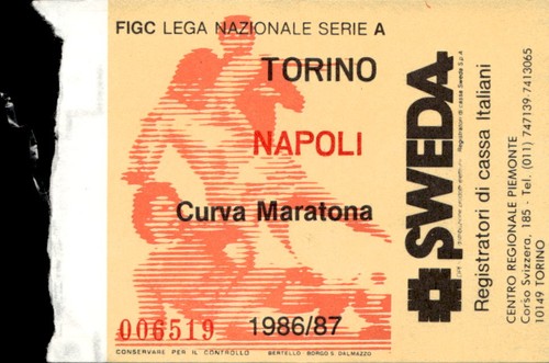 Biglietto ticket stadio torino - stadio,
