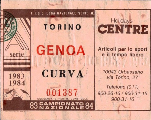 Biglietto stadio torino genoa - biglietto,