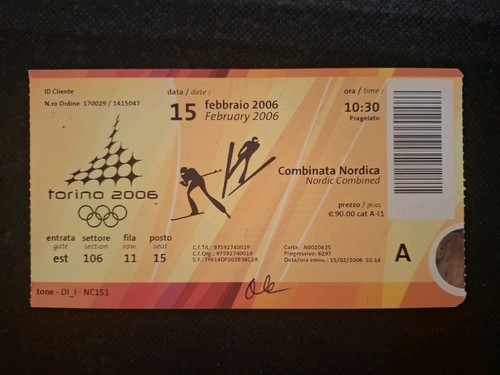 Biglietto ticket olimpiadi - ticket,