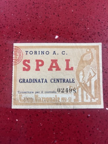 Torino spal biglietto ticket - , biglietto/ticket