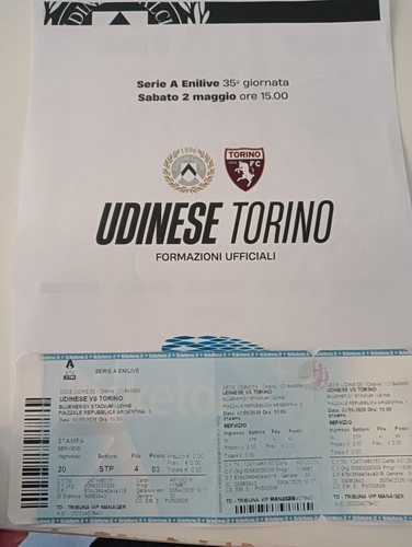 Biglietto stadio ticket calcio - biglietto,