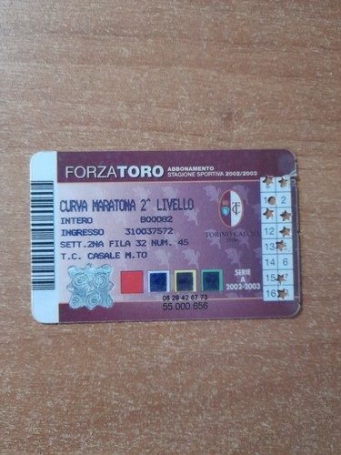 Biglietto ticket abbonamento - biglietto,