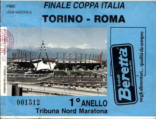 Biglietto calcio finale - biglietto,