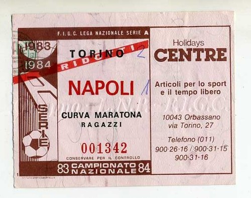 Calcio biglietto torino napoli - calcio, torino-napoli