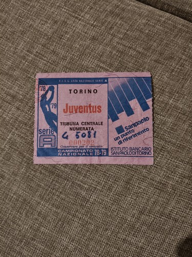 Biglietto partita torino - biglietto,