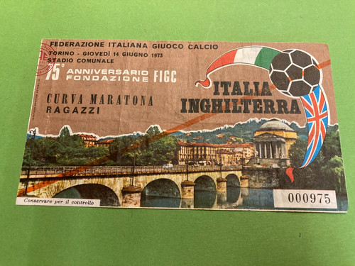 Biglietto ticket football - *biglietto/ticket,