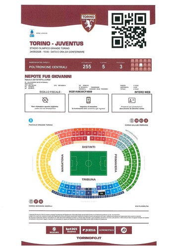 Vendo biglietti partita - vendo,