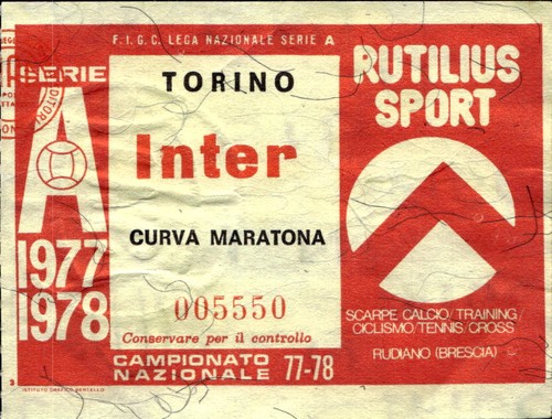 Biglietto stadio torino - biglietto, inter
