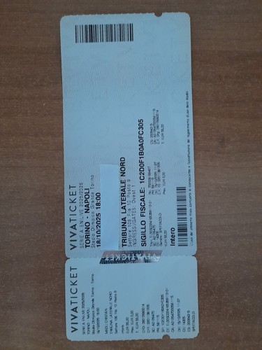 Biglietto ticket calcio italia - biglietto,