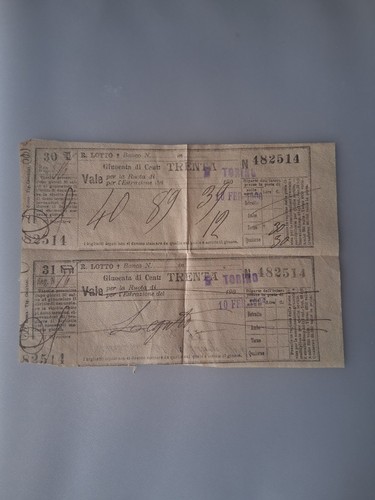 Regio lotto milano 1906 - regio,