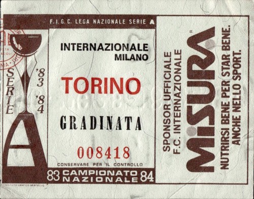 Biglietto stadio torino - biglietto,