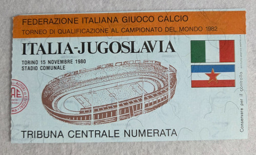 Biglietto calcio italia - biglietto,