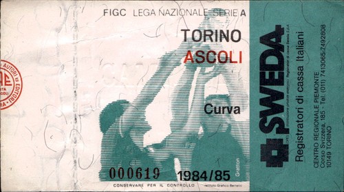 Biglietto ticket stadio torino - biglietto,